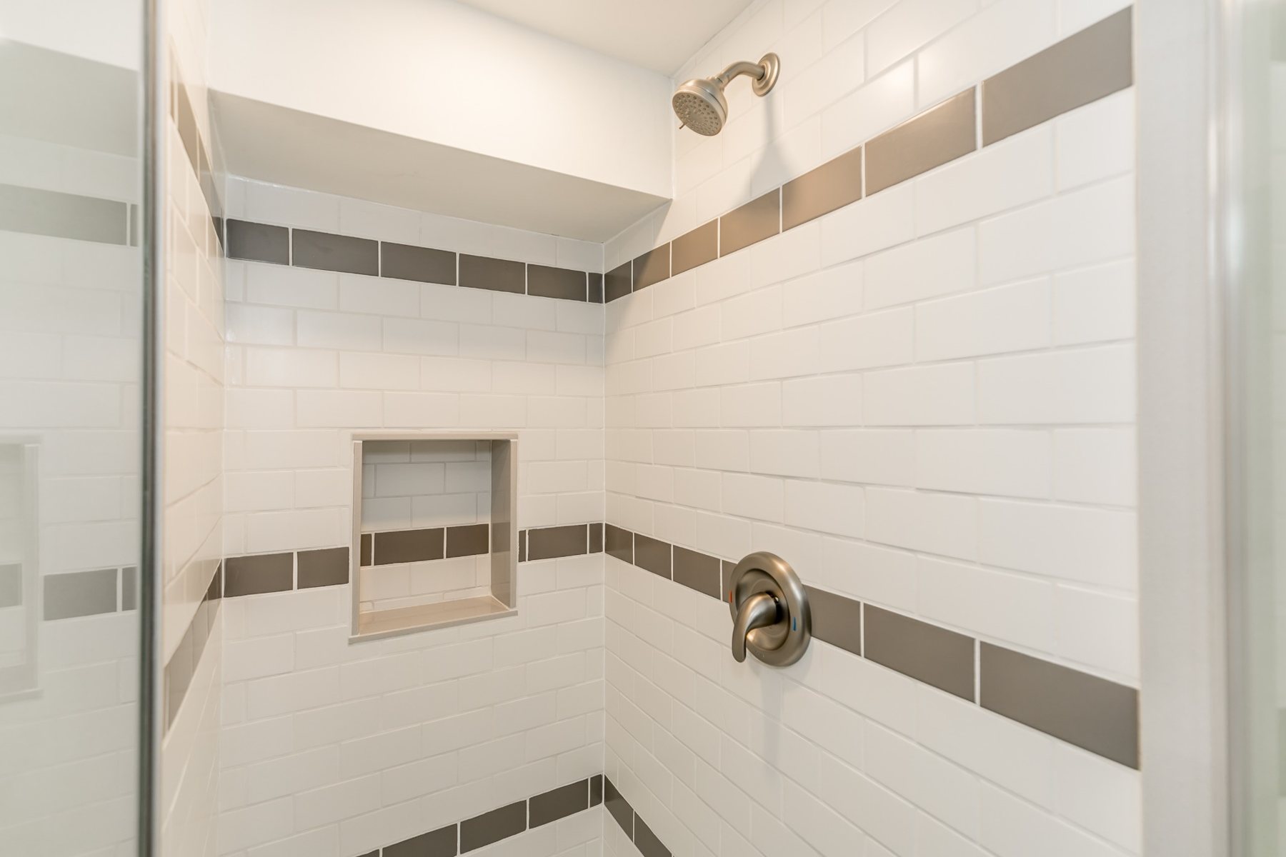 Completed Hilltop bathroom glass shower