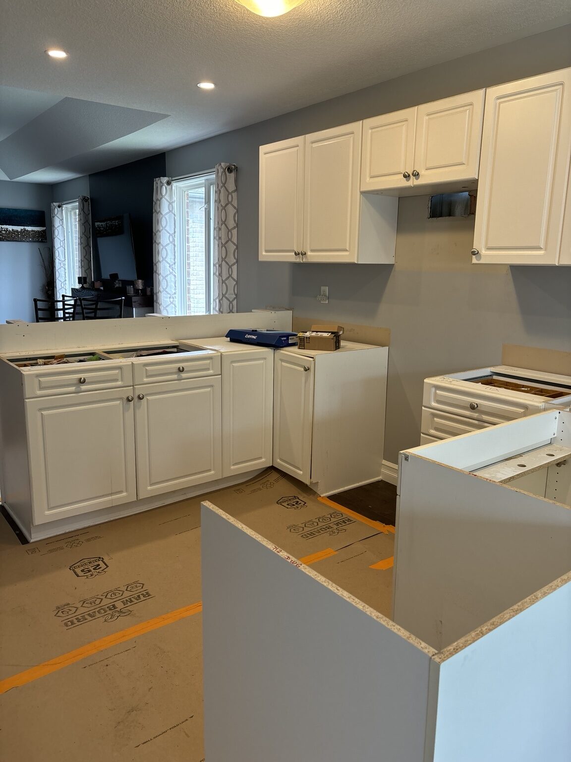 Hyde Park kitchen protected during the update