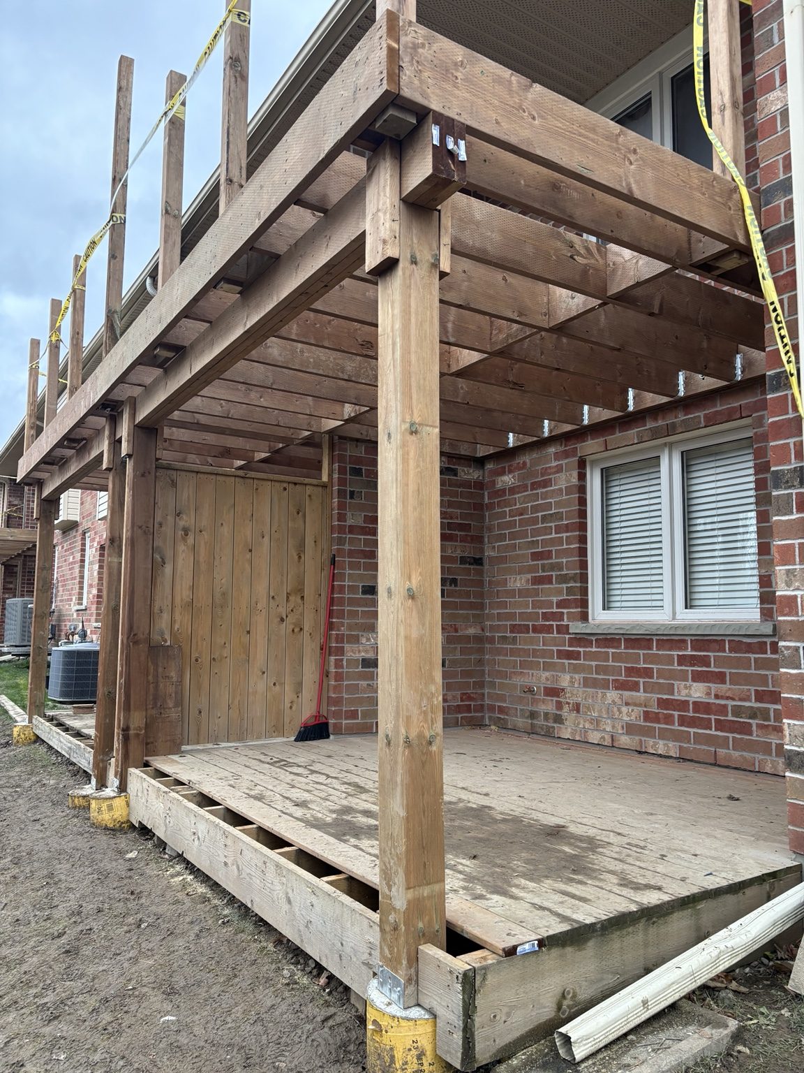 Deck framing and support structure