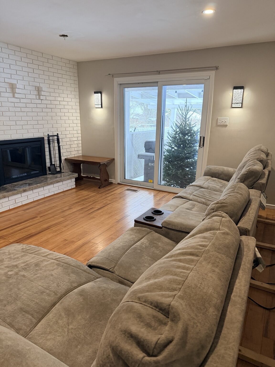 Finished Westmount living area after a layout change